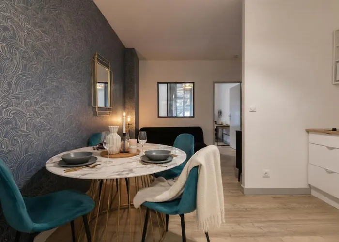 Апартаменты L'onyx - Un Premium En Centre-ville, Gare Sncf A 5 Min, Wifi & Calme