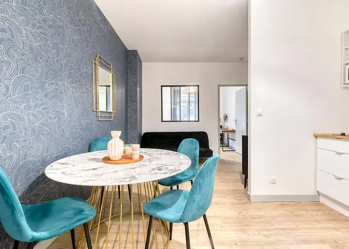 L'onyx - Un Premium En Centre-ville, Gare Sncf A 5 Min, Wifi & Calme Апартаменты *